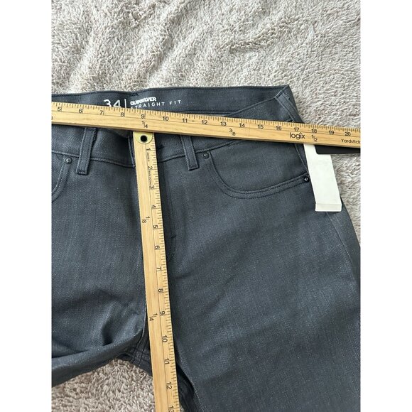 Quiksilver Men’s Jeans Revolver Straight Fit Size 34 x 32 New - Picture 5 of 16